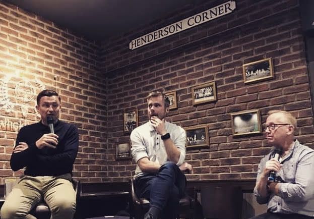 Paul Heckingbottom, Robbie Stockdale, Dougie McLeod, The Hibs Club